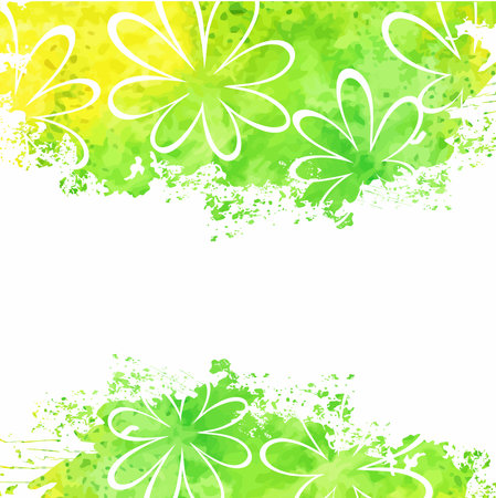 Vector watercolor background のイラスト素材