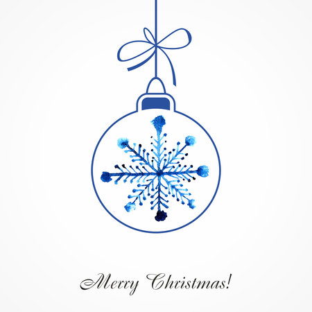 Christmas ball. New year decoration.のイラスト素材