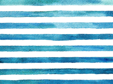 Vintage striped background. Watercolor style.の写真素材