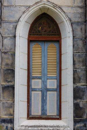 Window Church , Samutsongkram in Thailandの写真素材