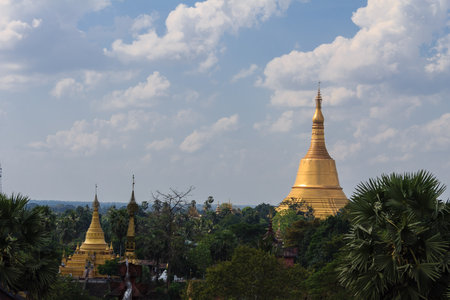 Shwemawdaw pagoda ,Bago in Myanmar  Burmar  の写真素材