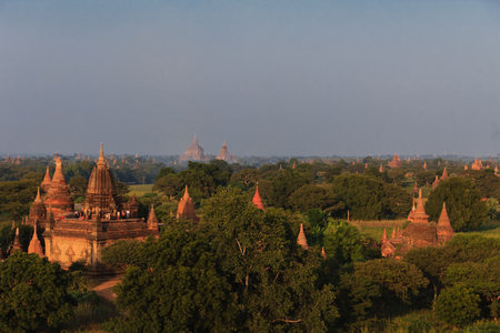Shwegugyi Temple  ,  Bagan in Myanmar  Burmar の写真素材