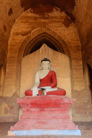 Buddha image , Bagan in Myanmar  Burmar のeditorial素材