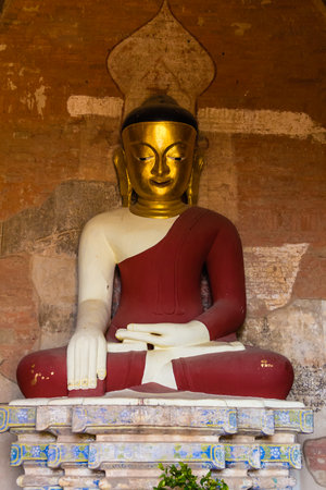 Buddha image , Bagan in Myanmar  Burmar のeditorial素材
