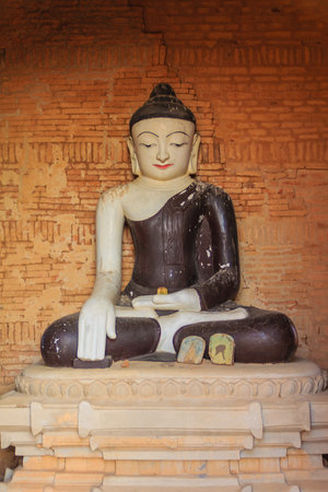 Buddha image , Bagan in Myanmar  Burmar のeditorial素材