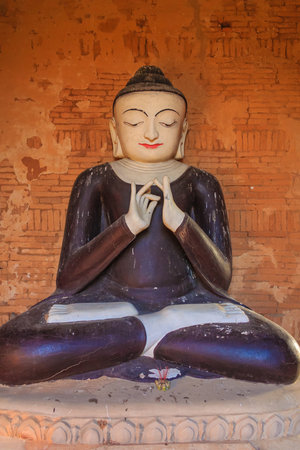 Buddha image , Bagan in Myanmar  Burmar のeditorial素材