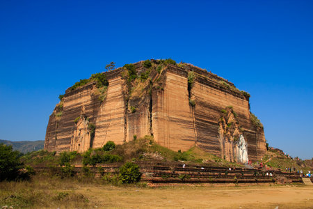 Mingun Pagoda  , Mingun in Myanmar  Burmar 