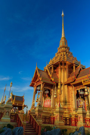 Royal Cremation Structure in Bangkok, Thailandの写真素材