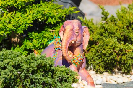 Himmapan creature at Royal Cremation Structure in Bangkok, Thailandの写真素材