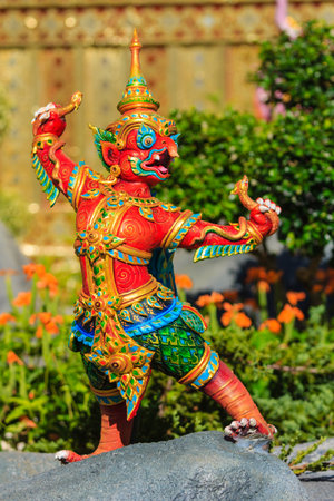 Himmapan creature at Royal Cremation Structure in Bangkok, Thailandの写真素材