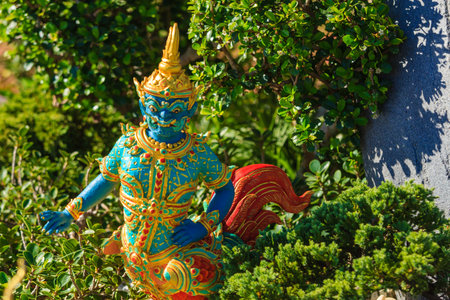 Himmapan creature at Royal Cremation Structure in Bangkok, Thailandの写真素材