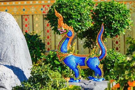 Himmapan creature at Royal Cremation Structure in Bangkok, Thailandの写真素材