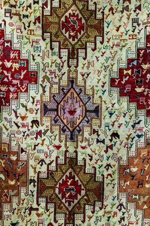 Persian Fabric  textile Backgroundの写真素材