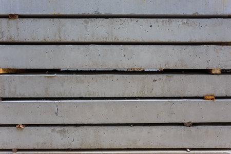 Concrete bar at construction site , Bangkok in Thailandの写真素材