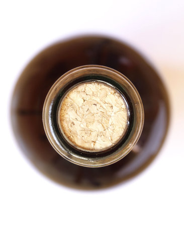 Bottle of red wineの写真素材