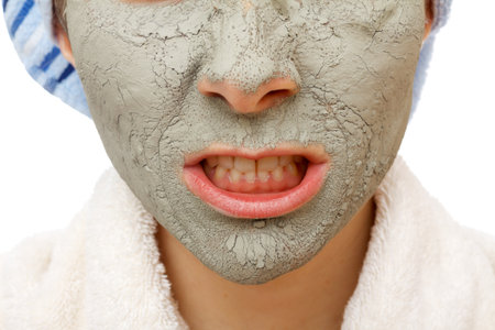 Skin firming facial mask for the beauty and healthy skinの写真素材