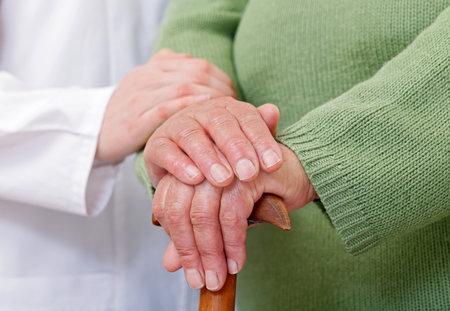 Elderly home care have cultural and geographic differencesの写真素材