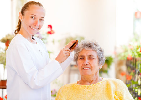 Find the right home care services for your lovedの写真素材