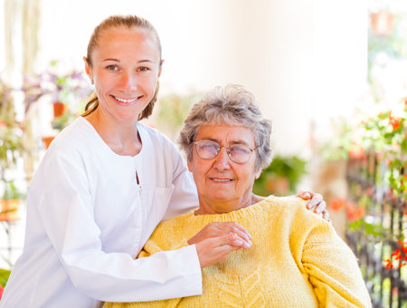 Find the right home care services for your lovedの写真素材