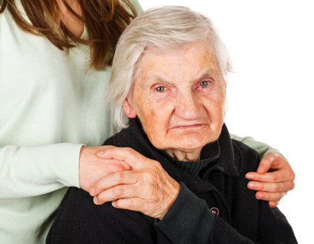 Choose the right caregiver for your loved oneの写真素材