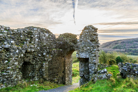 Photo of Dunamase castle ruins in Irelandの写真素材