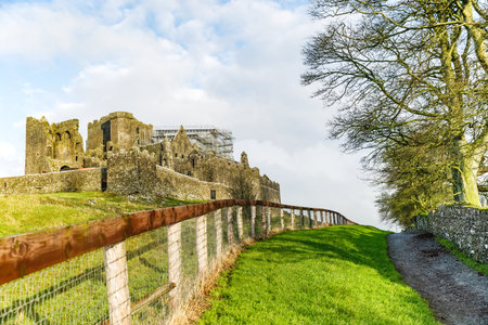 Landscape photo of Rock of Cashel irish heritageの写真素材