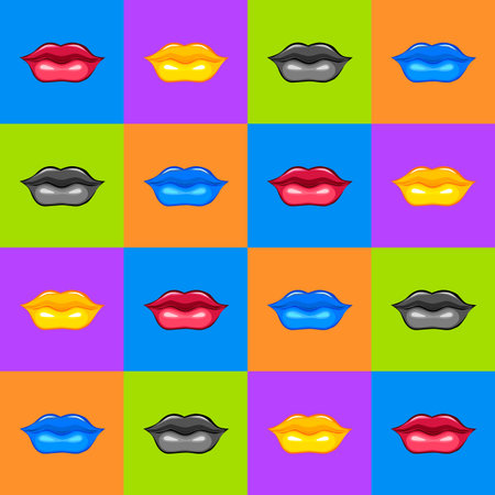 Lips texture  Lips illustration のイラスト素材