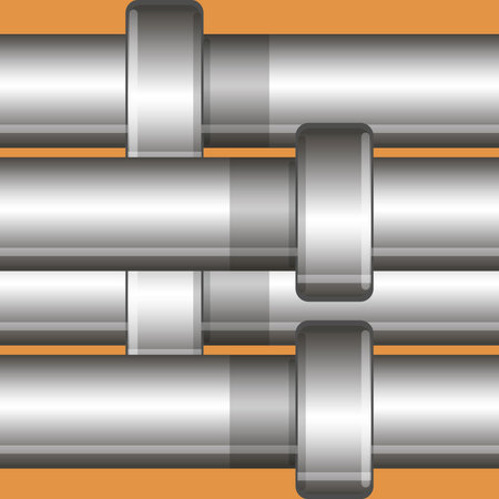 Metal pipe vector backgroundのイラスト素材