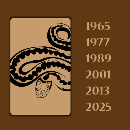Year animal snake vector imageのイラスト素材