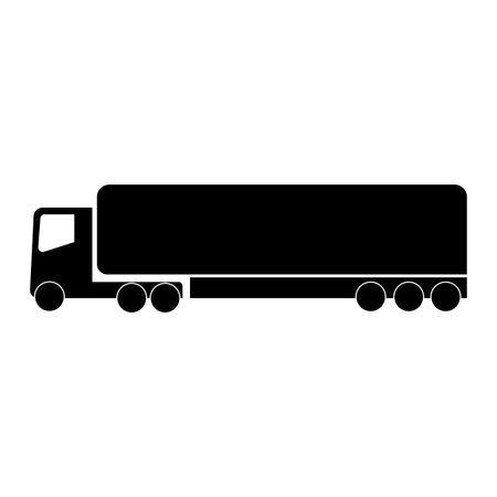 truck Icon Vector Wagon illustrationのイラスト素材