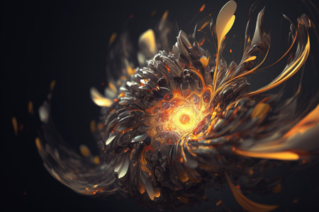 Abstract futuristic wallpaper or wallpaperの写真素材