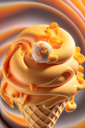 Ice cream closeup as wallpaperの写真素材