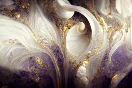 Abstract marble textured background. Fluid art modern wallpaper.の写真素材