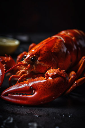 Boiled red lobstersの素材