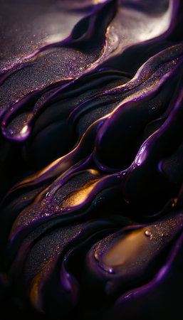 Abstract purple liquid wallpaperの素材