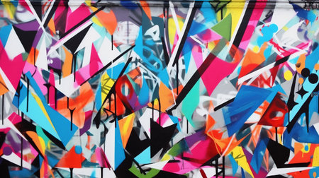 graffiti on the wallの素材