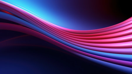 Abstract futuristic colorful neon wallpaper. Technology, digital data conceptの素材
