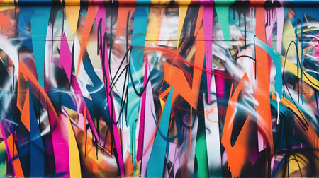 graffiti on the wallの素材