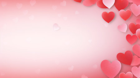 Valentine's day abstract background with copy spaceの素材