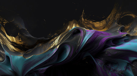Abstract liquid futuristic backgroundの素材