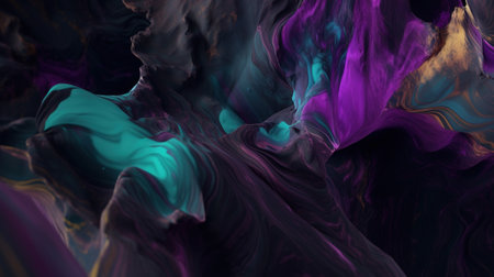 Abstract liquid futuristic backgroundの素材