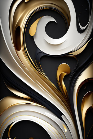 Abstract black and gold backgroundの素材
