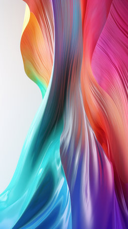 Abstract iridescent liquid futuristic backgroundの素材