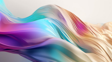 Abstract iridescent liquid futuristic backgroundの素材