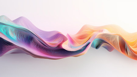 Abstract iridescent liquid futuristic backgroundの素材