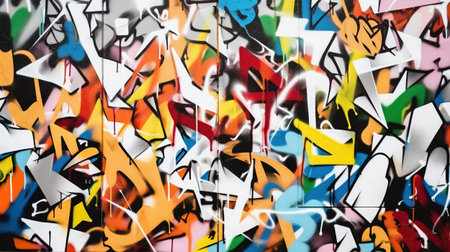 graffiti on the wallの素材
