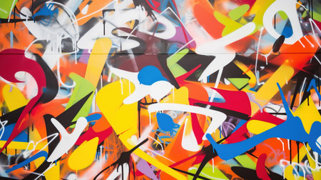 graffiti on the wallの素材