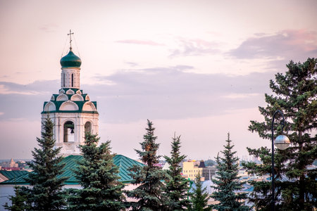 Russia, Kazan Churchの写真素材