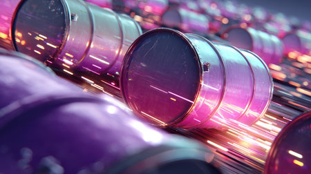 This captivating image showcases colorful drums surrounded by dynamic sparks, presenting an abstract scene perfect for creative projects. The vivid colors and textures create an energetic atmosphere, ideal for modern designs.の素材