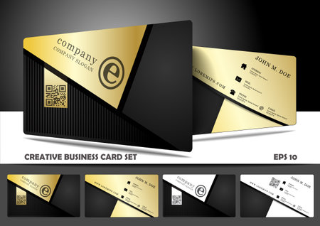 Creative and modern business card designのイラスト素材